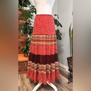 🛍️ Goodclothes Gypsy Hippie tiered skirt Size Large excellent condition